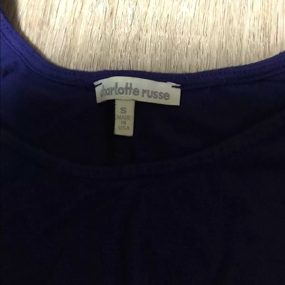 Women's Small Navy Blue Charlotte Russe Dress - Picture 6 of 6